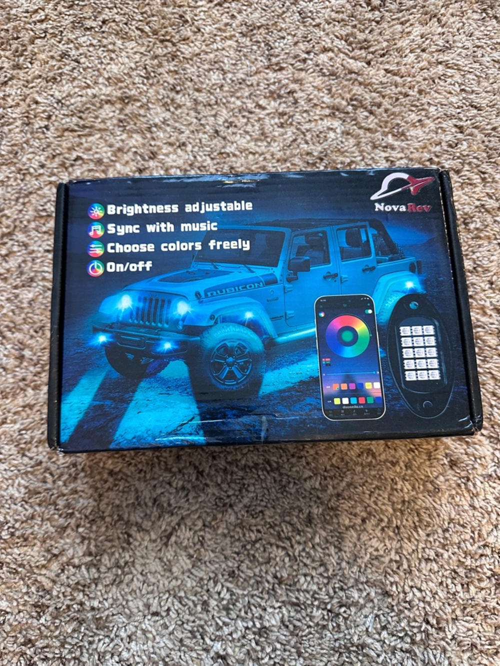 New UNOPENED NovaRev LED Accent Light Kit - Blue